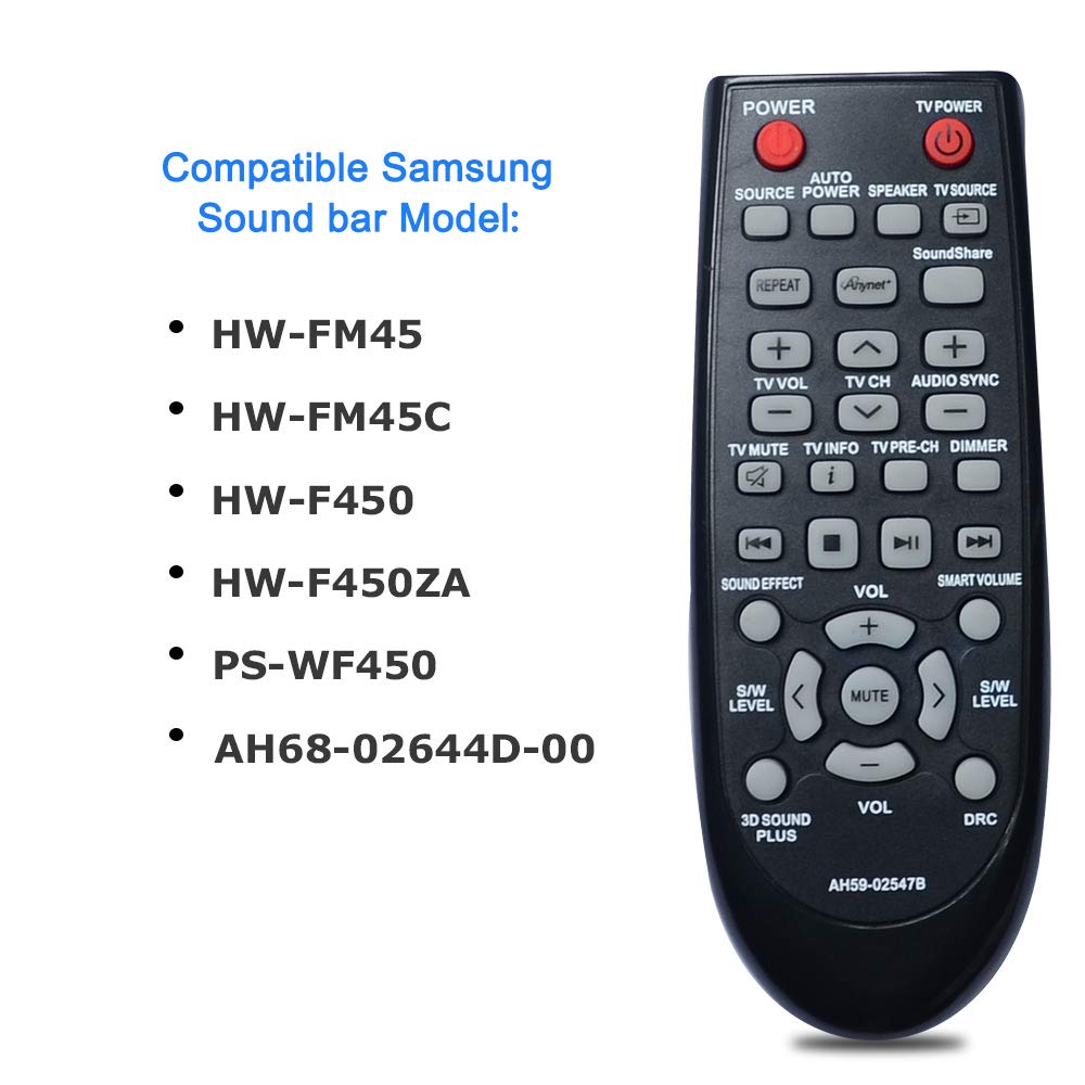Buy AH59-02547B Replaced Remote Control fit for Samsung Home